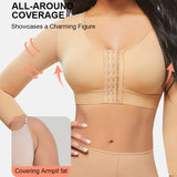 Slimming Arm Compression Top with Chest Support and Back Posture Correction