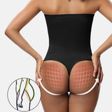 Seamless Bandeau Shaping Bodysuit with Removable Straps