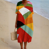 Daniela - Colorful Patchwork Dress