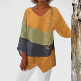 Elysia - Sophisticated V-Neck Tunic