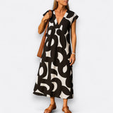 Magda - Flowing dress with V-neck
