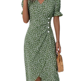 Giselle - Floral V-Neck Dress