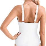 Maclair & Co. - Women Sexy Mesh Tummy Control Swimsuit Push Up High Waisted Bathing Suit