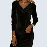 Serena - Loose Fitting Velvet Dress