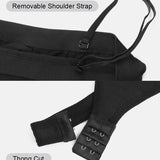 Seamless Bandeau Shaping Bodysuit with Removable Straps
