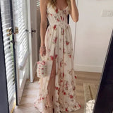 Sonia - Floral Pattern Midi Dress