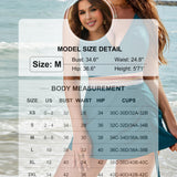 Maclair & Co. - Women One Piece Swim Dress Tummy Control Swimsuits Slimming Color Block Drawstring Bathing Suit