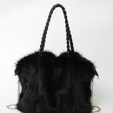 Bethany - Women Plush Velvet Shoulder Tote
