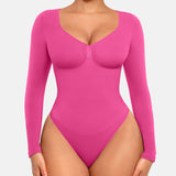 Seamless Supportive Long Sleeve Tummy Control Bodysuit