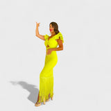 Lucy - Neon Flamenco Dress