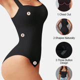 Square Neck Sleeveless Bodysuits