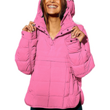 Joy - Oversized Hooded Pullover Jacket