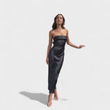 Carmen - Sleeveless Satin Dress