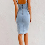 Katie - Elegant Denim Dress