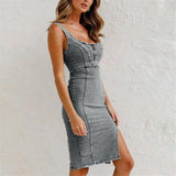 Katie - Elegant Denim Dress