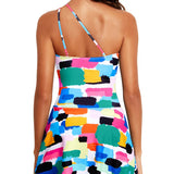 Maclair & Co. - Women One Piece Swim Dress One Shoulder Swimsuit with Skirt