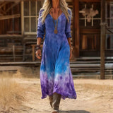 Christine - Casual Long Sleeve Dress Inspired by Vintage