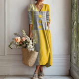 Adeline - Casual Linen Dress
