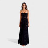 Verona - Maxi dress in floral lace