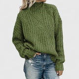 Lerynna - Sophisticated Cable Knit Sweater