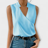 Loretta - Sophisticated V-neck Top