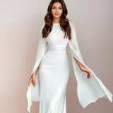 Isabella - Long Satin Dress