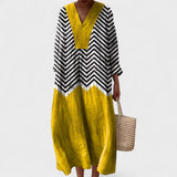 Carla - Elegant Geometric Dress