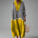 Carla - Elegant Geometric Dress