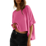 JOLI - Women Classic Oversized Loose-Fit Tee