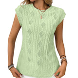 DELICE - Women Lightweight Knit Chic Tee