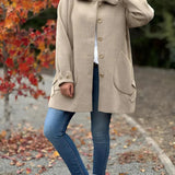 Corinne - Classic Button-Down Oversized Coat