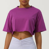 CASSIA - Women Relaxed Fit Crop Tee
