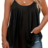 MILA - Women Lightweight Spaghetti Strap Fit Summer Top