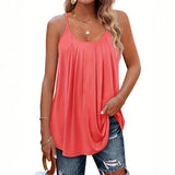 MILA - Women Lightweight Spaghetti Strap Fit Summer Top