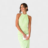 Camila - Long Dress with Pleats
