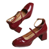 Elegant Ankle-Strap Pumps
