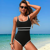 Maclair & Co. - One Piece Boho Swimsuits for Women High Waisted Tummy Control Cutout Vintage Swimsuit Bathing Suit