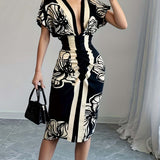 Nuria Blossom - Chic Pleated Dress