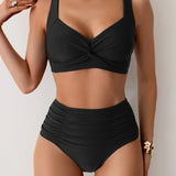 Emily - High-Waisted Summer Swimsuit