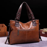 Aralyn - Women Refined Soft Leather Tote Bag