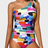 Maclair & Co. - One Shoulder One Piece Swimsuit for Women Tummy Control Bathing Suits