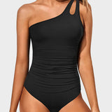 Maclair & Co. - One Shoulder One Piece Swimsuit for Women Tummy Control Bathing Suits
