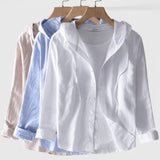 Demi - Elegant Hooded Blouse