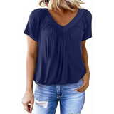KATHLEEN - Women Casual V-Neck Top