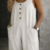 Saylor - Vintage Washed Cotton Denim Overalls