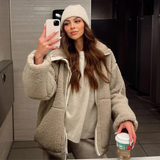Hailey - Soft Teddy Coat