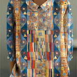 Audrey - Artistic Mosaic Blouse