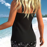 Selena - Tankini with Sun Print