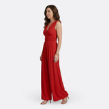 Eleanor - Chic Sleeveless Jumpsuit with Wide Legs