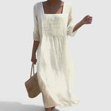 Nadia - Casual Linen Dress